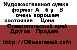 Художественная сумка, формат А2 (б/у). В очень хорошем состоянии. › Цена ­ 800 - Ставропольский край Другое » Продам   